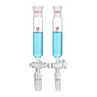 Zylindrischer Scheidetrichter 25-1000ml Borosilikat 3.3 Doppelschliff PTFE/Glas