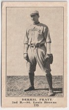 1917 H801-8 Boston Store #135 Derril Pratt (2nd base for St. Louis Browns)
