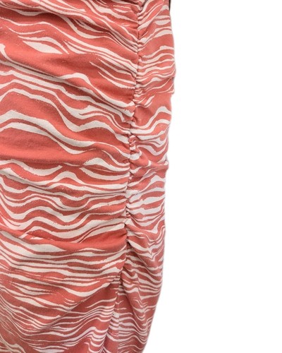 Isabel Maternity Print Shirred Side Short sleeve T-shirt Dress Size Small - Picture 2 of 2