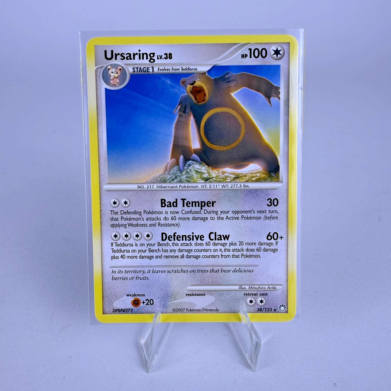 Pokemon Ursaring (Mysterious Treasures) 38/123 RARE LP