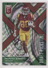 2018 Panini Elite Draft Picks Aspirations Emerald 5/5 Deontay Burnett #124 0f6