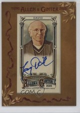 2025 Topps Allen & Ginter Framed Mini Non-Baseball Larry David #MA-DA Auto 06bg
