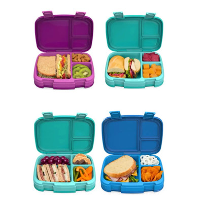 Bentgo Fresh Brotdose Paket 2er Pack in Lila/Türkis und Blau/Türkis Farbe Neu