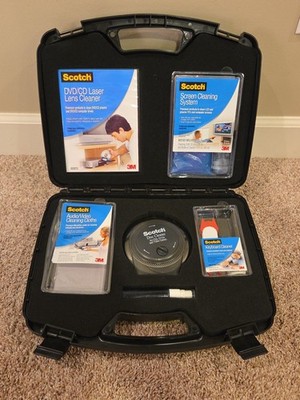 Scotch CD CD-ROM DVD CLEANER 3M - CD Radial Cleaning System Kit (Not Complete)