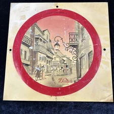 Vintage Metal Tin Type Full Plate Department Store DeMet’s Chicago