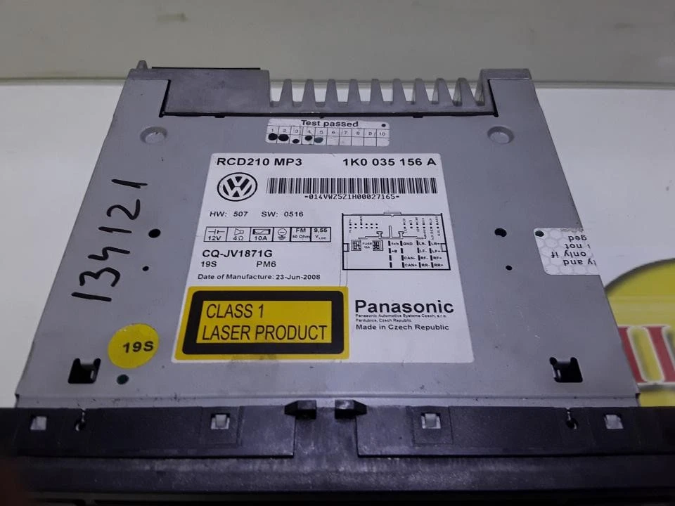 Volkswagen GOLF V 2003-2009 Radio Autoradio 1K0035156A - Bild 2 von 3