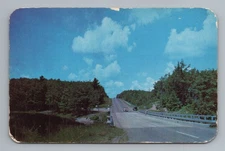 The Open Road Vacationland Scene 1951 Vintage Postcard