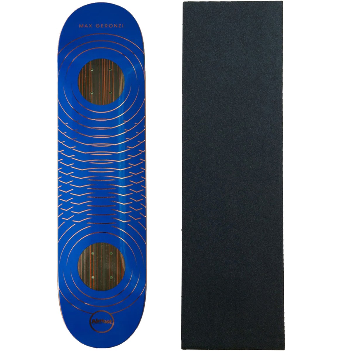 Almost Skateboard Deck Max Knock Out Rings Impact 8.0" x 31.