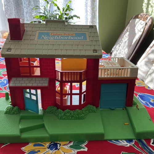 Vintage 1969 Fisher Price Nachbarschaft Little People Haus & Zubehör - Bild 4 von 5
