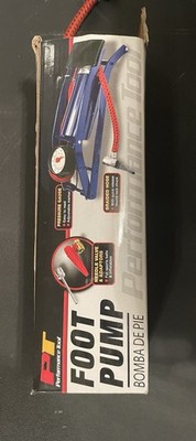 Performance Tool W1638DB Foot Air Pump with Air Pressure Gauge,
