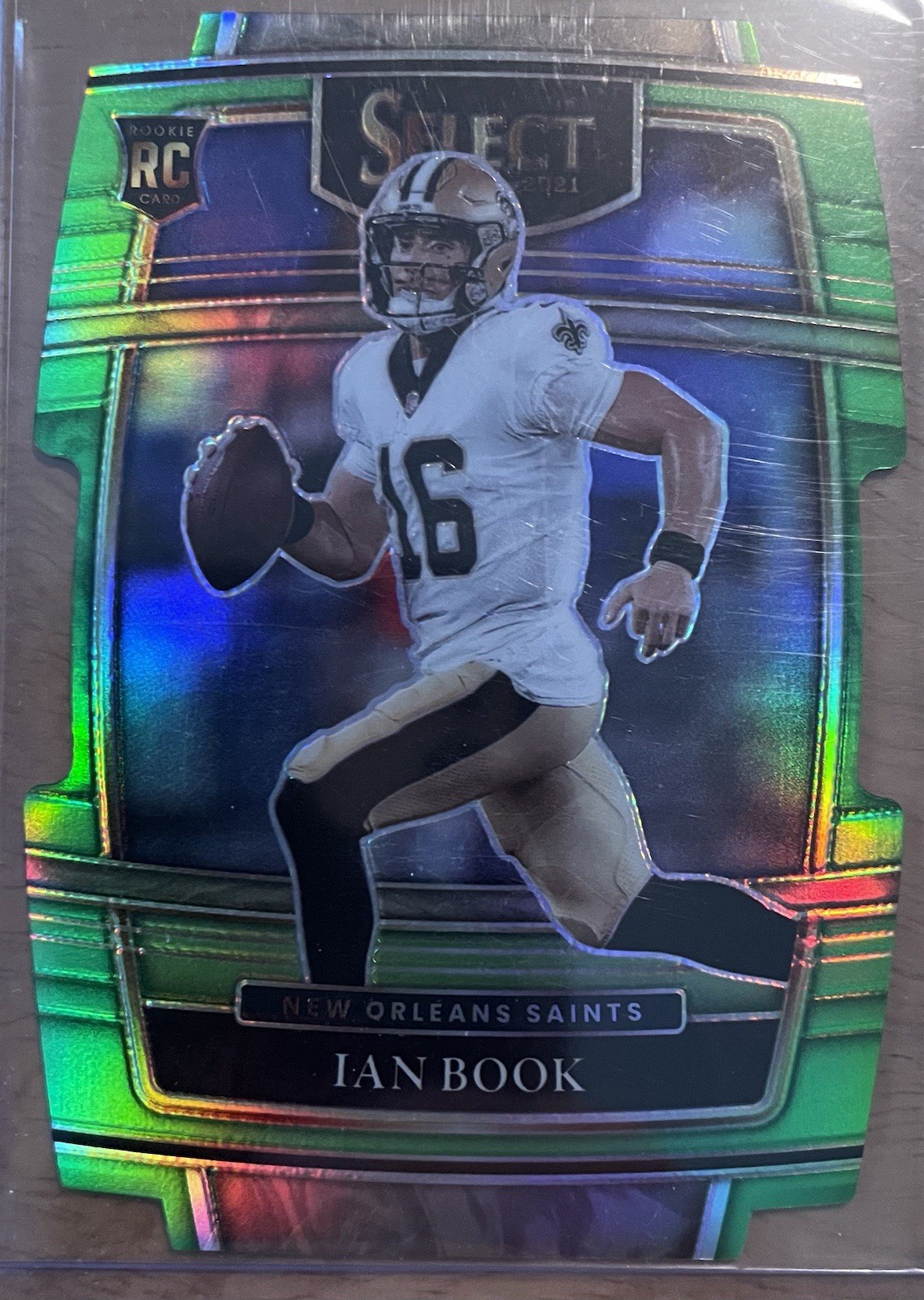 2021 Select #79 Ian Book Green Die-cut RC #’d 197/349 Notre Dame! FREE SHIPPING