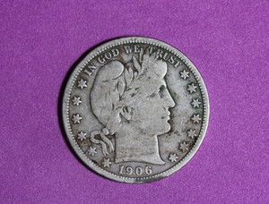 1906-D  Barber Half Dollar  #P34263