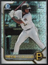 2022 Bowman Maikol Escotto Chrome Prospects Mojo Refractors