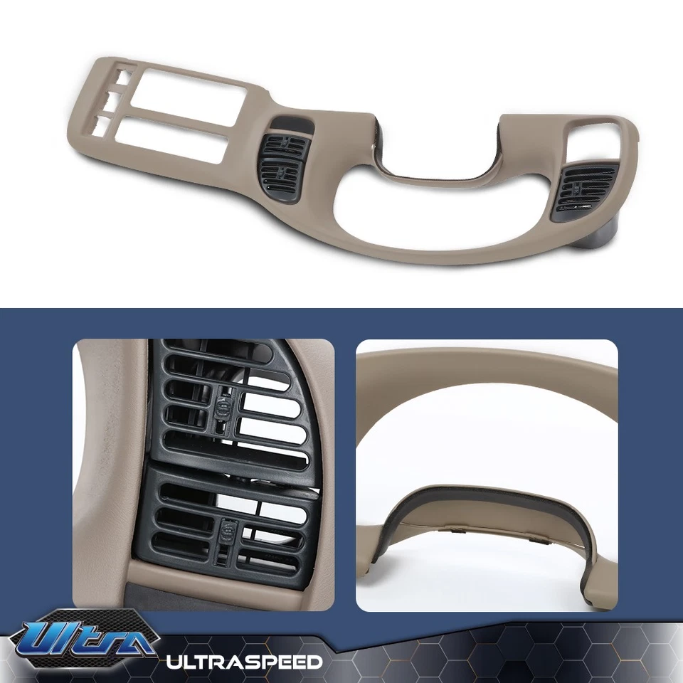 Panel de ventilación de bisel de borde de radio de tablero apto para Chevy Astro GMC Sarfari 95-2005 Foto 4 de 4