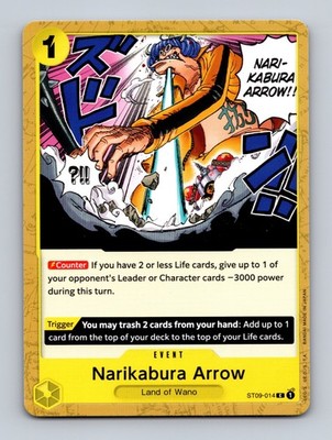 TCG One Piece Karte Narikabura Arrow ST09-014 Starter Deck 9: Yamato Common