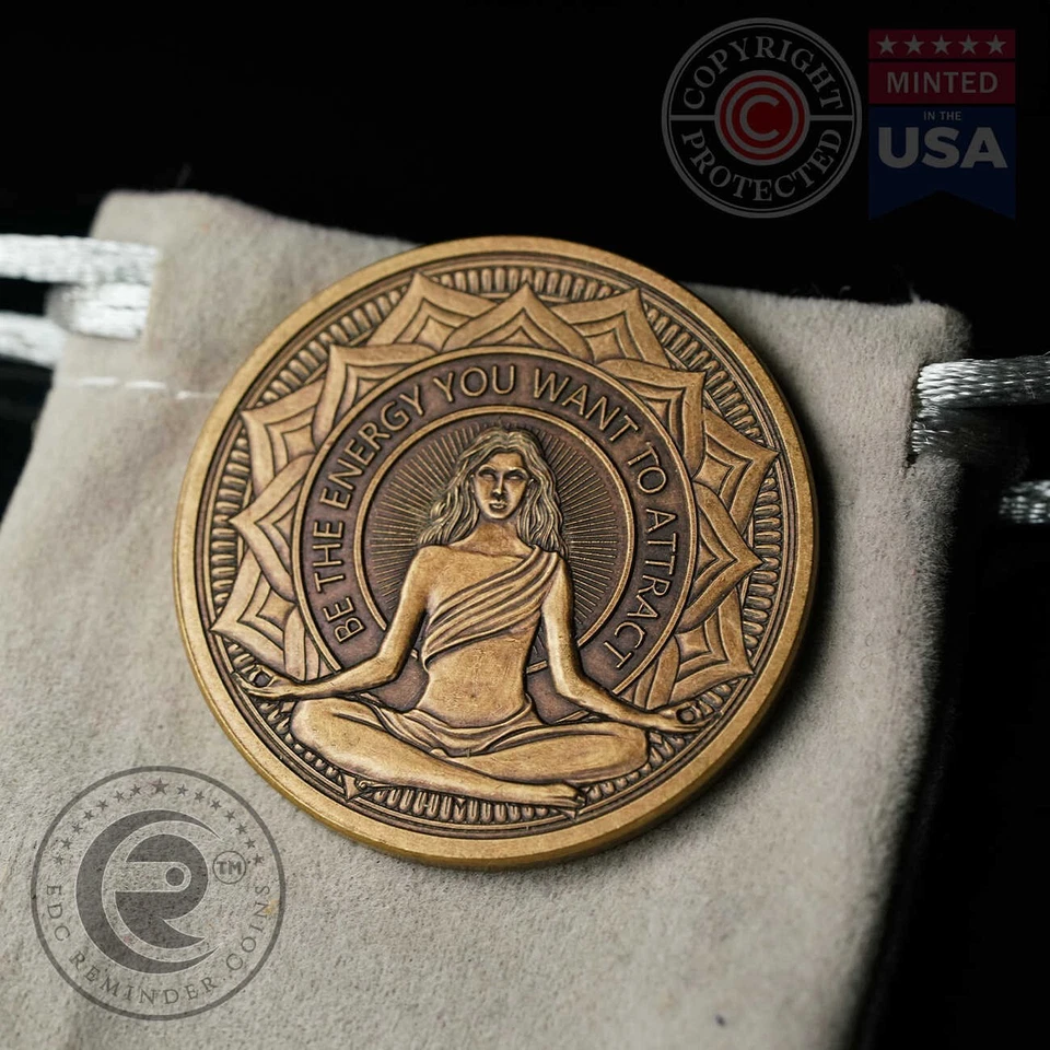 Energy Coin |  EDC Reminder Coins | Motivational Token - Image 3 of 4