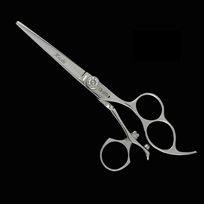 Kashi CB-107D Swivel Thumb 6'' 3 Ring Hair Cutting Barber Shears / Scissors