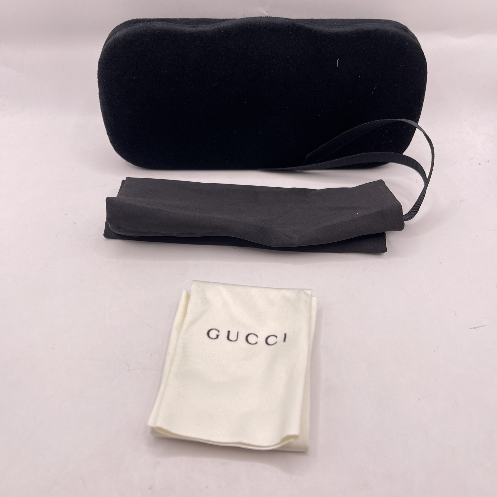 Gucci Mens Large Square Full Rim Eyeglasses GG1504O Black Pre-Owned thumbnail 13