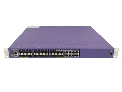 Extreme Networks Switch X460-24x 24x SFP 1Gb 8x 1Gb 2x SFP+ 10Gb 2xPSU Rack Ears