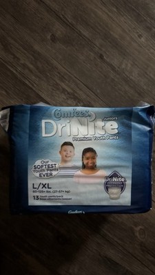 Comfees DriNite Juniors Youth Absorbent Underwear L/XL 60-125 lbs / Pair