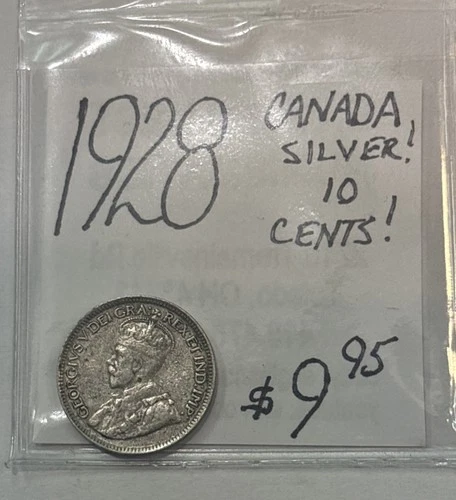1928 Canada 10 Cents — photo from the most recent tracked eBay sale