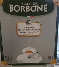 100 Capsules Point Caffè Borbone Blend Dek Compatible Lavazza Espresso Point