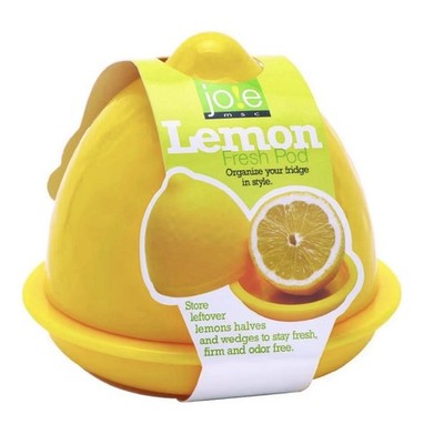Lemon Fresh Saver Pod Yellow Food Storage Container BPA Free Dishwasher Safe