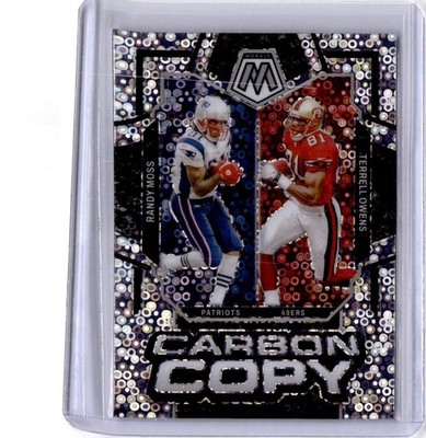 2024 Panini Mosaic #CC-10 Moss /Owens Carbon Copy No Huddle Silver