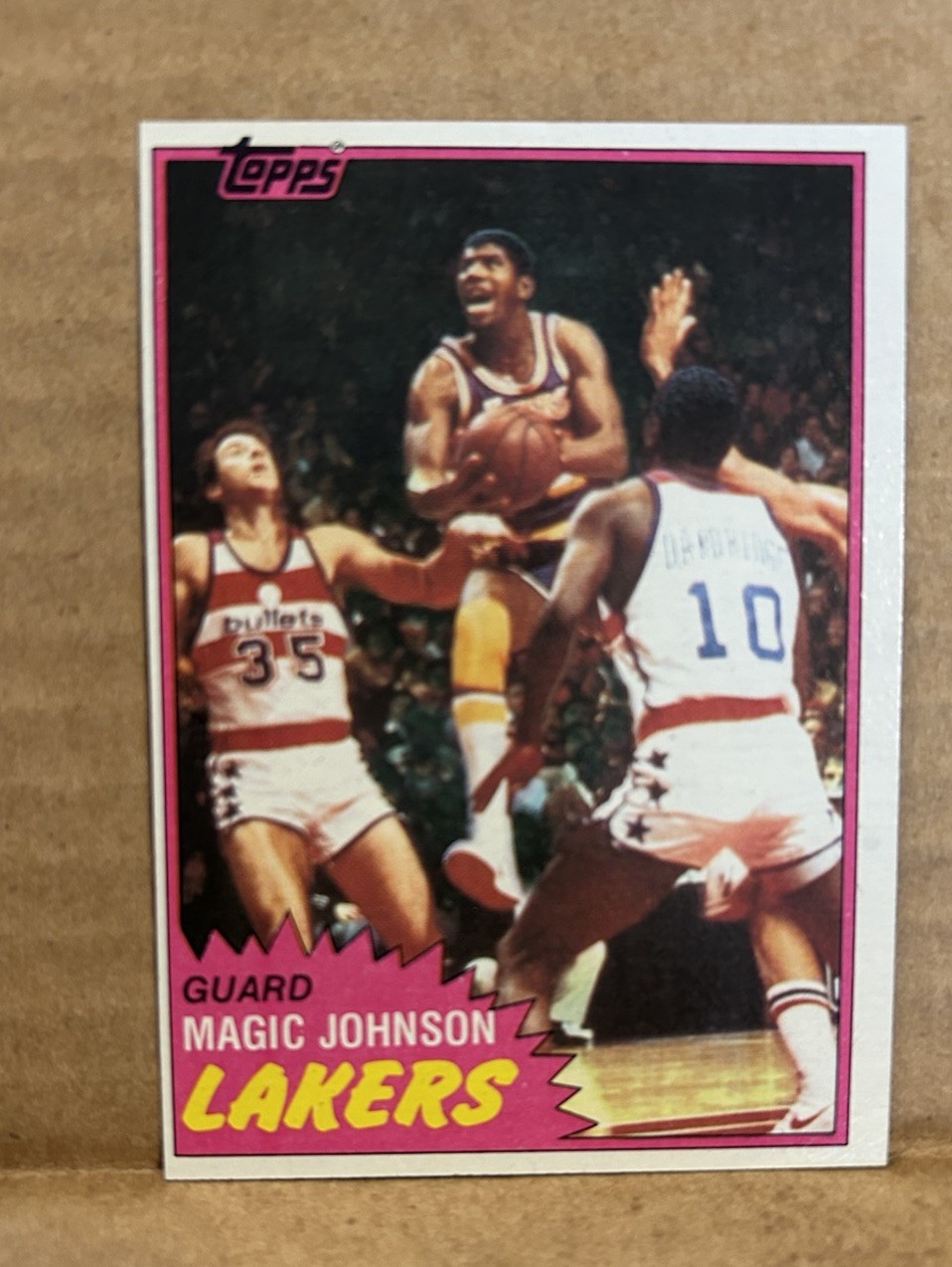 1981-82 Topps Basketball #21 Magic Johnson Sharp Corners And Image *