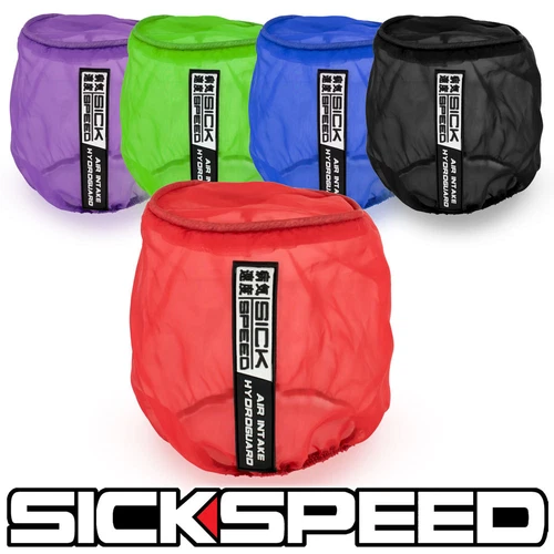 SICKSPEED HYDROGUARD MESH WATER GUARD COVER FOR 3" AIR FILTER CONICAL ENGINE