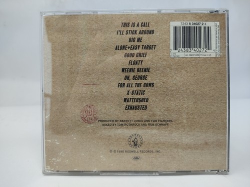 FOO FIGHTERS ALBUM 1995 ROSWELL RECORDS - Foto 2 di 2