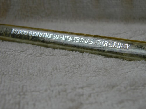 Vintage "The Money Pen" $2000 De-Minted Money 1978 - Picture 3 of 4