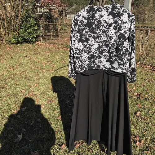 Jessica Howard Kleid und Jacke 2-teiliges Set Gr. 14 glitzernd mehrfarbig - Bild 8 von 8