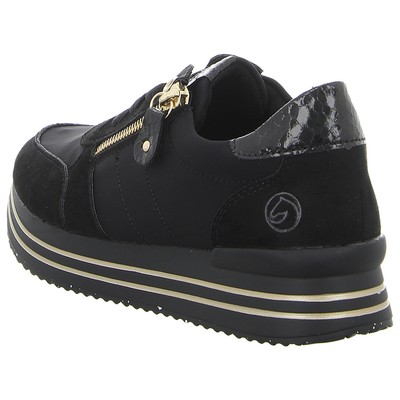 Remonte Schuhe Schnürschuh D1316-01 schwarz NEU