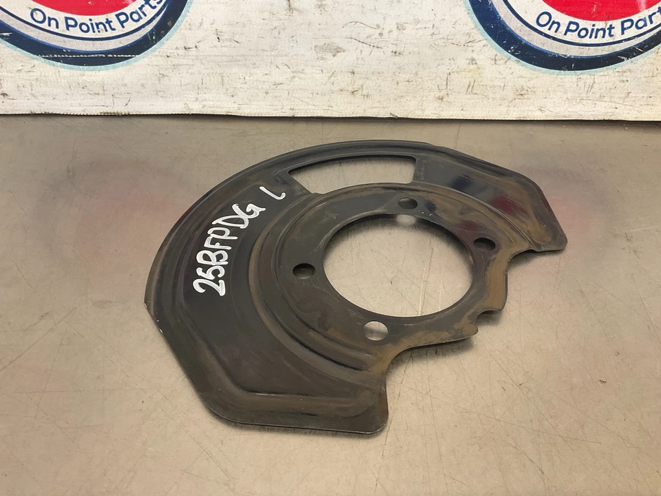 Nissan 350Z 2006 conductor freno delantero izquierdo cubierta antipolvo protector OEM 25BFPDG Foto 2 de 4