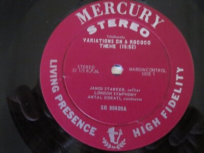 Mercury Living Presence SR90409 Tchaikovsky Saint Saens Starker