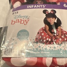 Halloween Costume Infant Girl Disney Minnie Mouse 6-12 Months