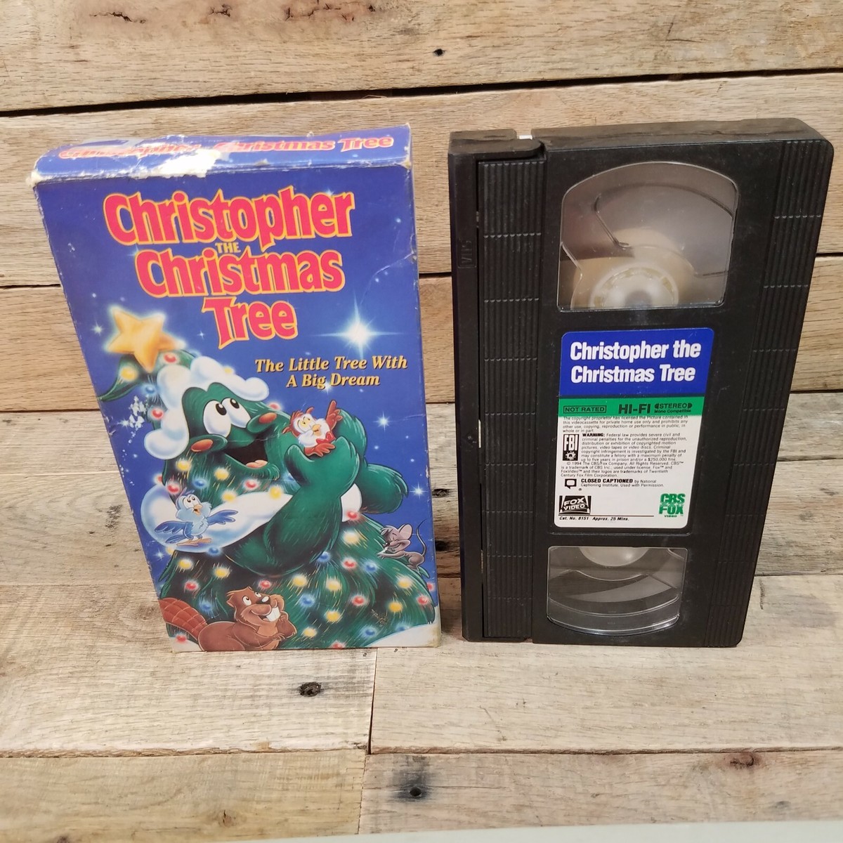 Christopher The Christmas Tree VHS Holiday George T Bowers 