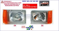 Per Vecchia Fiat Panda 750 - 1000  Fari Anteriori "DEPO" Fanali luci coppia auto