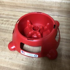 Mini Table top Plastic Joseph Noblett Christmas tree Stand Red New