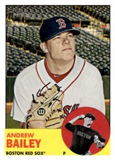 2012 Topps Heritage  Andrew Bailey #368 Boston Red Sox Baseball Card
