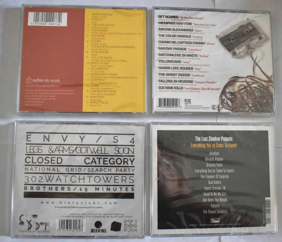 Revolution in Sound 2 CD Lot Last Shadow Puppets Punk Goes 90s Breton Bundle - Image 2 of 3