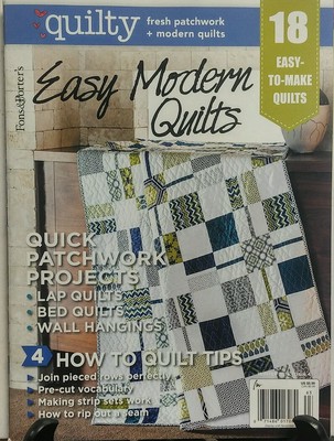 Fons & Porters Easy Modern Quilts Winter 2016 Quick Patchwork FREE SHIPPING sb