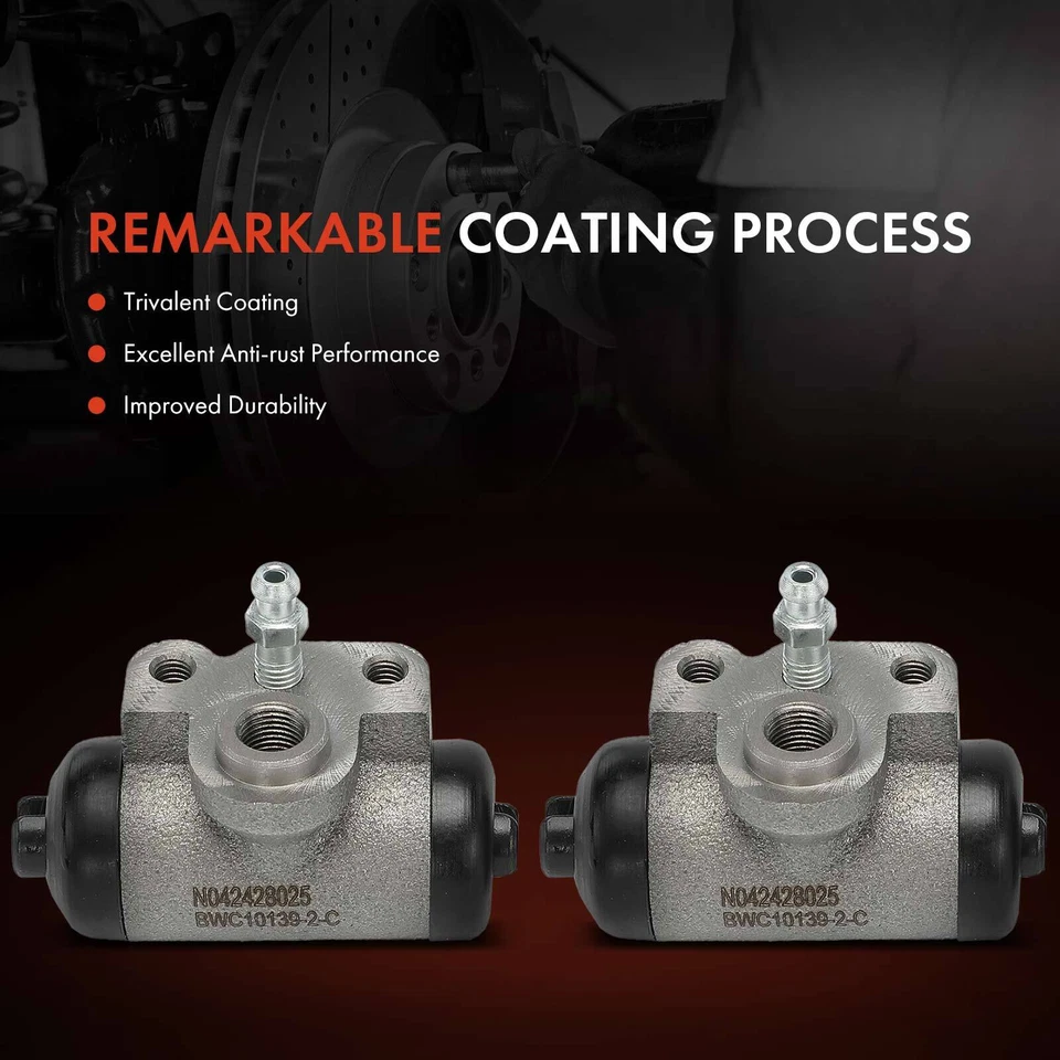 2x Rear Drum Brake Wheel Cylinder for Jeep Patriot 08-17 Dodge Avenger Chrysler - Image 3 of 4