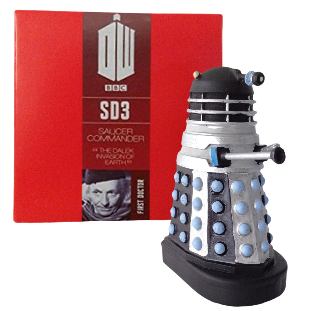 New Doctor Who SD3 Saucer Dalek RARE Eaglemoss Subscriber Figure