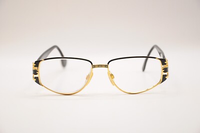 DIVA BY EASTERN STATES DIVA 4056 56 C.2/E EYEGLASS FRAMES BLACK USED*