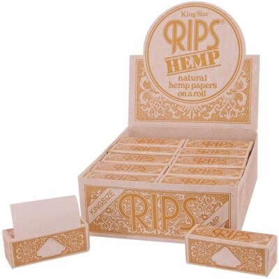 Rips Rolling Paper - Hanf King Size 12 / 24 Rollen