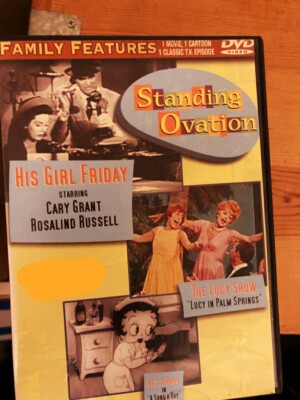 His girl friday, The lucy show, Betty boop DVD compilation (new open box)