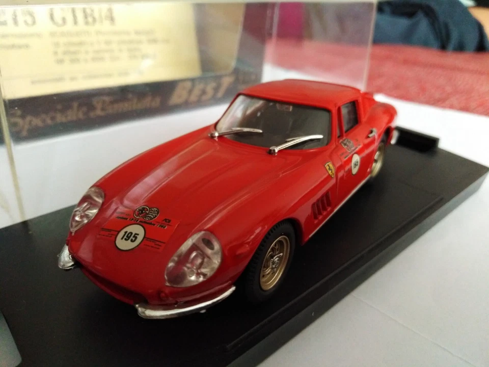 BEST MODEL LIMITED ED. 1:43 FERRARI 275 GTB/4 FERRARI DAYS 1983 ROSSA CON BOX - Immagine 2 di 4