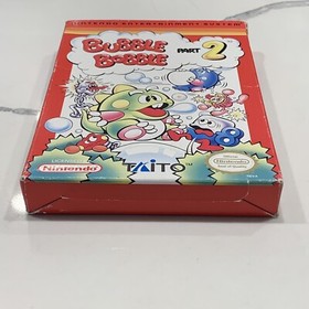 Bubble Bobble Part 2 (NES, 1993 TAITO) Authentic Complete CIB Manual TESTED